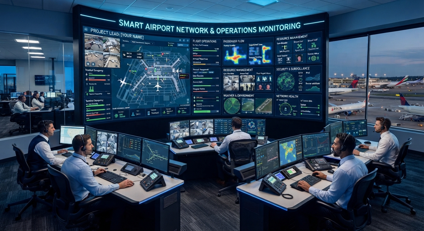 Smart Airport Network & Operations Monitoring System