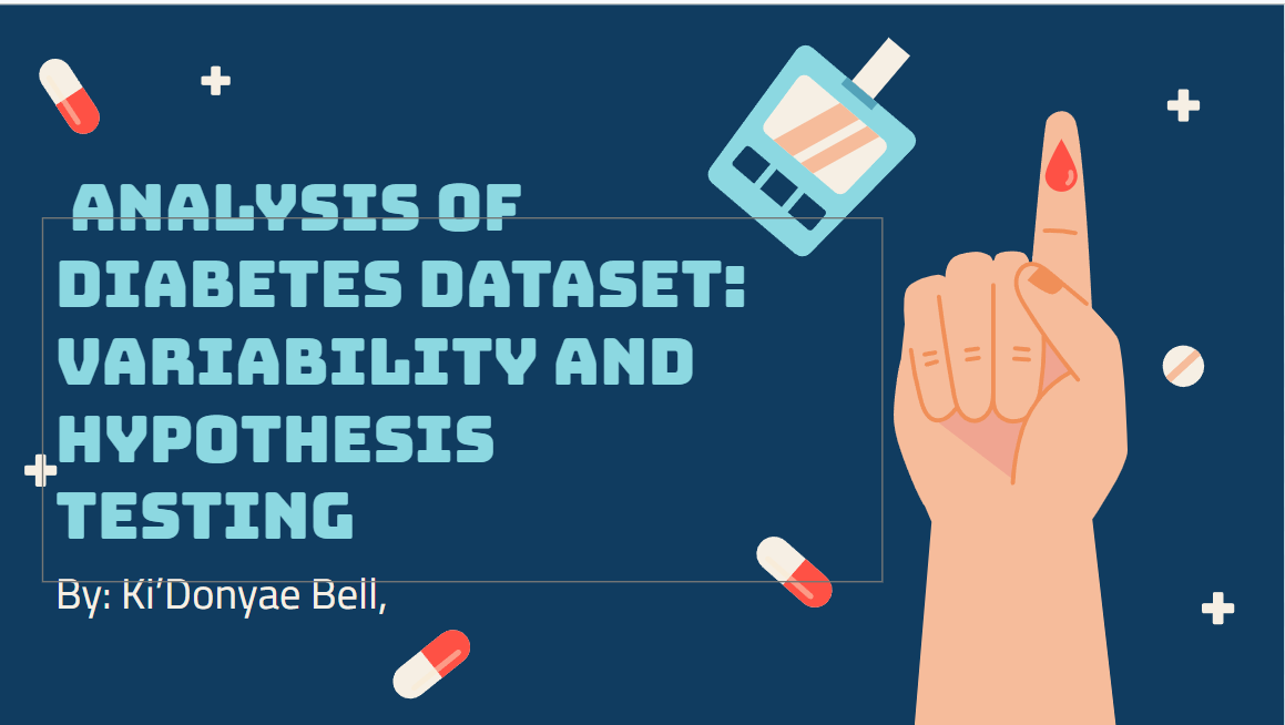 Python, Diabetes Dataset Analysis, Statistical Analysis
