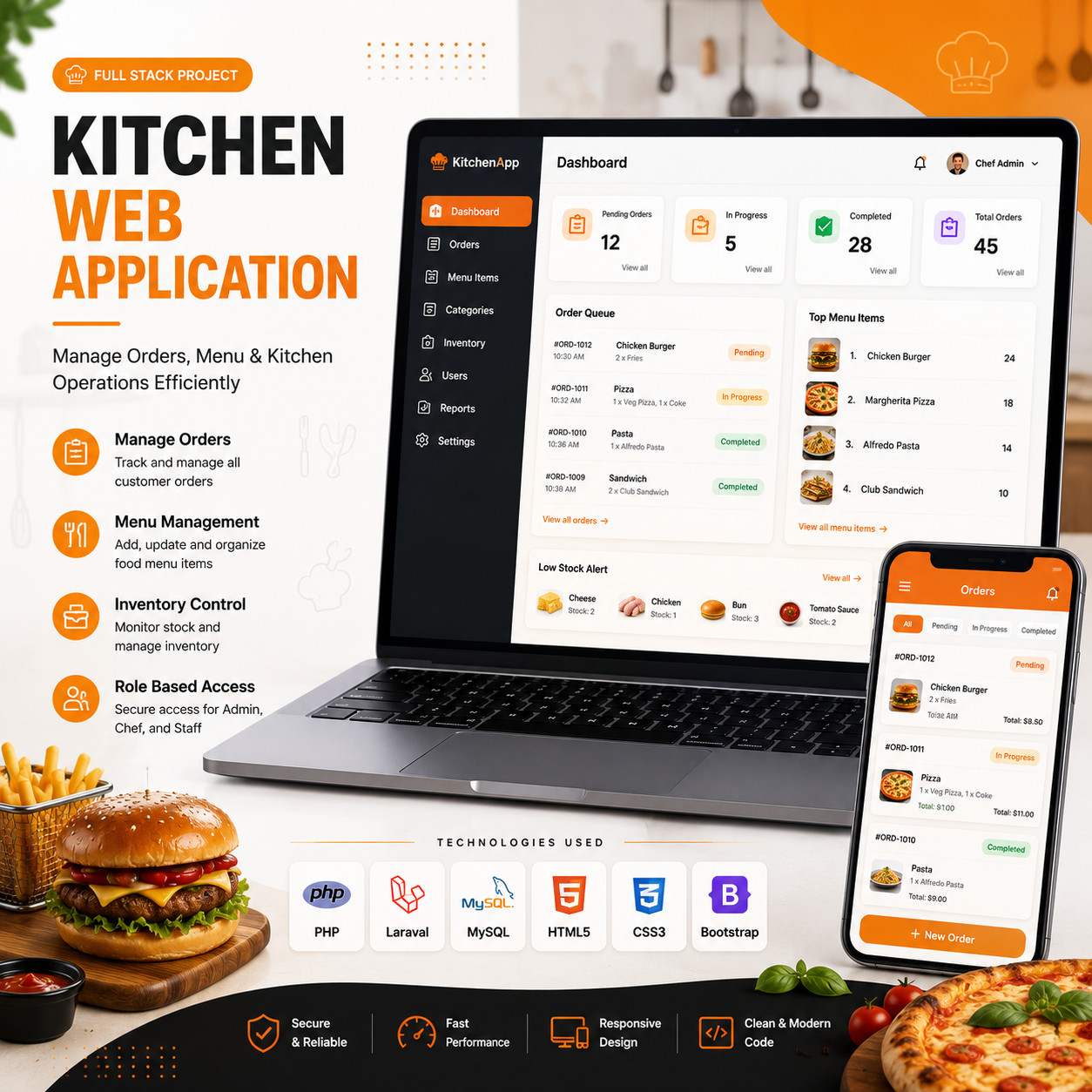 Kitchen Web Application