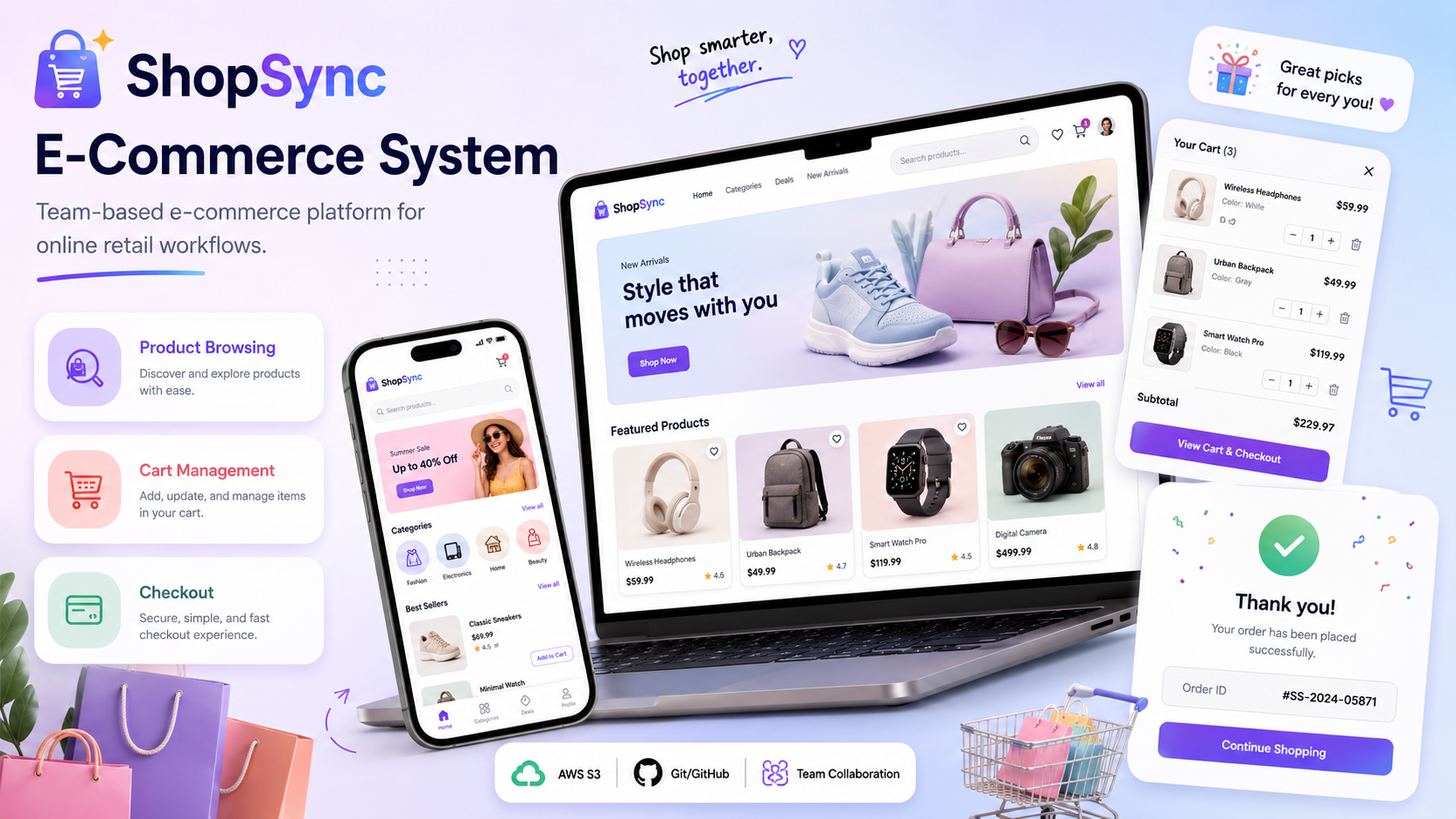 ShopSync E-Commerce System