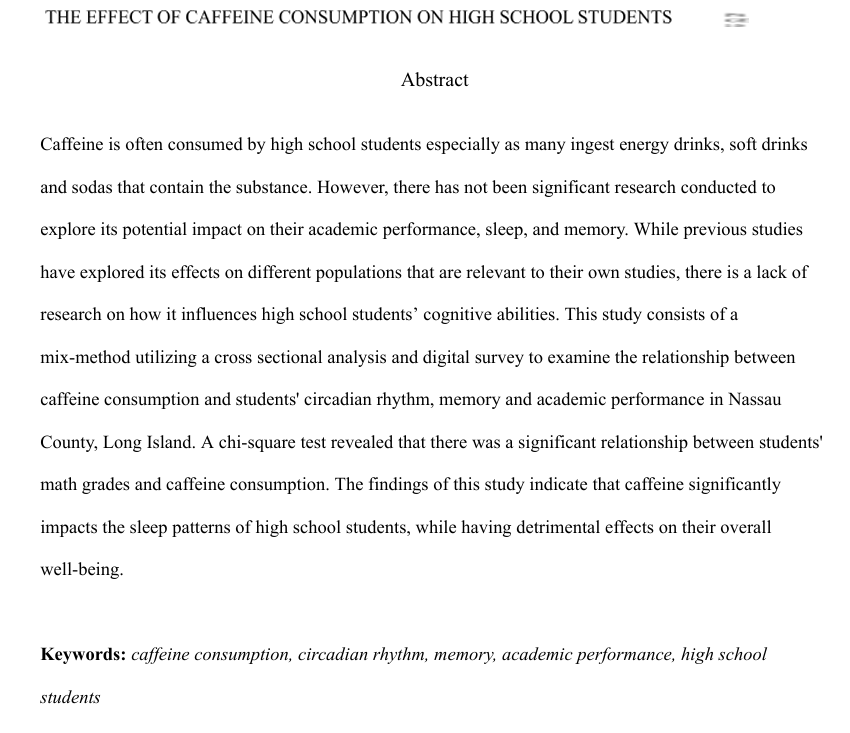 AP Research Independent Study